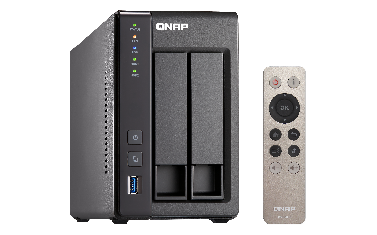 Купить QNAP TS-251+ - NAS-Server - SATA 6Gb/s - RAID 0, 1, JBOD - Gigabit Ethernet - iSCSI (TS-251+-8G) в магазине wardena.ru
