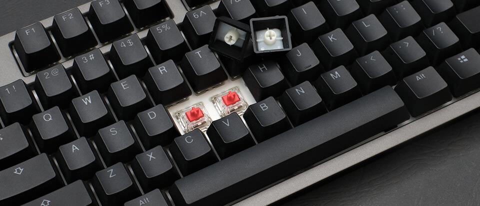 Купить Ducky Shine 7 PBT Gaming Tastatur, MX-Blue, RGB LED - gunmetal (DKSH1808ST-CDEPDAHT1) в магазине wardena.ru
