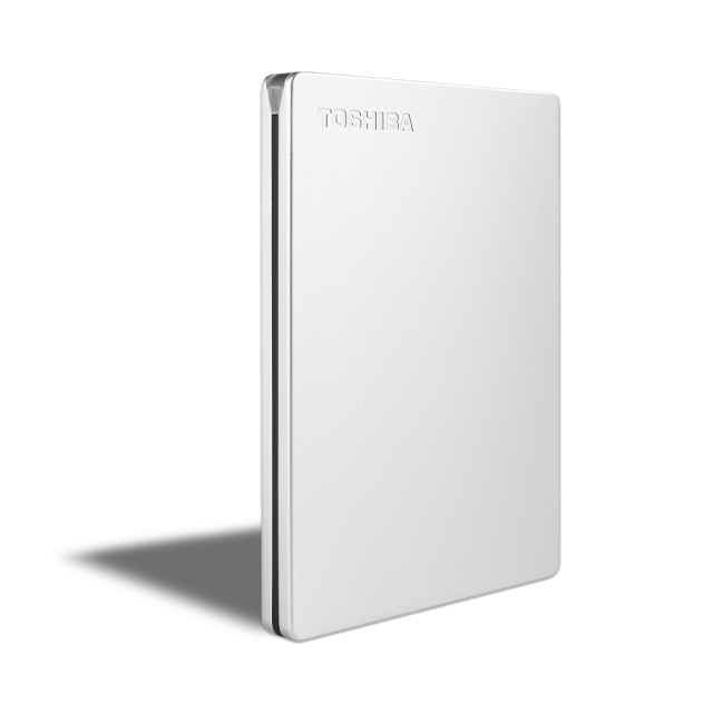 Купить Toshiba Canvio Slim - Festplatte - 1 TB - extern (tragbar) - 2.5" (6.4 cm) - USB 3.2 Gen 1 - Silber (HDTD310ES3DA) в магазине wardena.ru