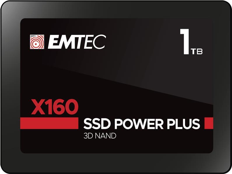 Купить Emtec X160 2.5" 1024 GB Serial ATA III QLC 3D NAND (ECSSD1TNX160) в магазине wardena.ru