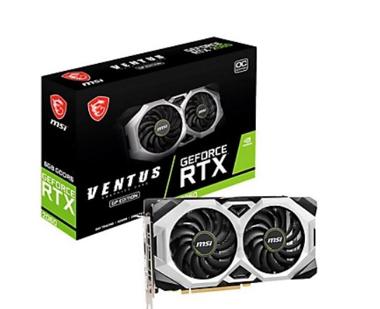Купить MSI GeForce RTX 2060 VENTUS GP - Grafikkarten - GF RTX 2060 - 6GB GDDR6 - PCIe 3.0 x16 - HDMI, 3 x DisplayPort (V375-541S) в магазине wardena.ru