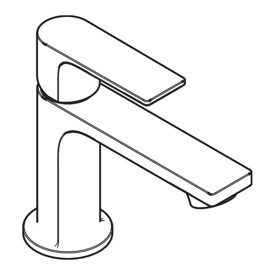 Купить Hansgrohe Rebris E Кран для холодной воды для раковины черный матовый 72506670 в магазине wardena.ru