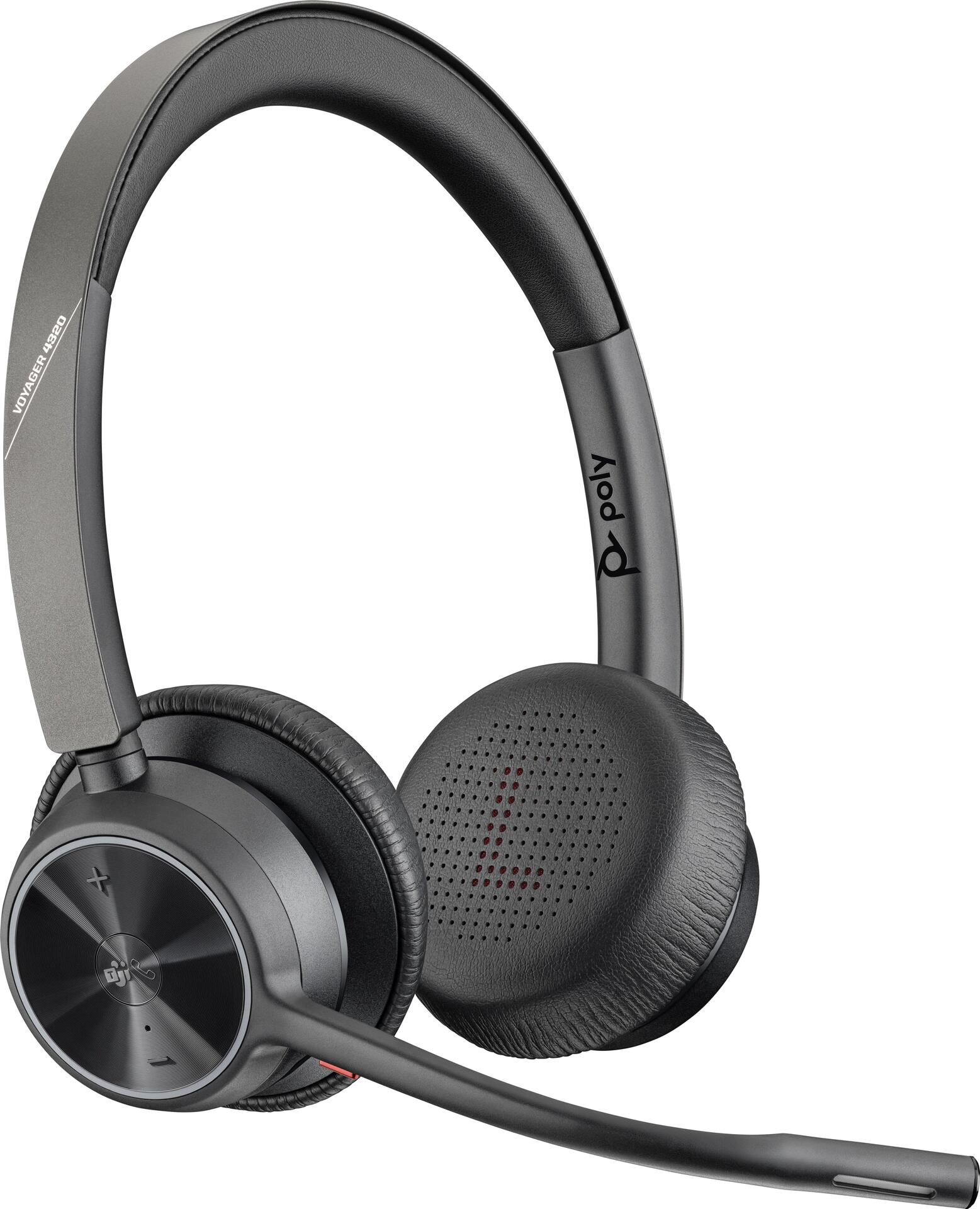 Купить HP POLY Poly Voyager 4320-M - Voyager 4300 UC series - Headset - On-Ear - Bluetooth - kabellos, kabelgebunden - USB-C - Schwarz - Zoom Certified, Zertifiziert für Microsoft Teams (77Z30AA) в магазине wardena.ru