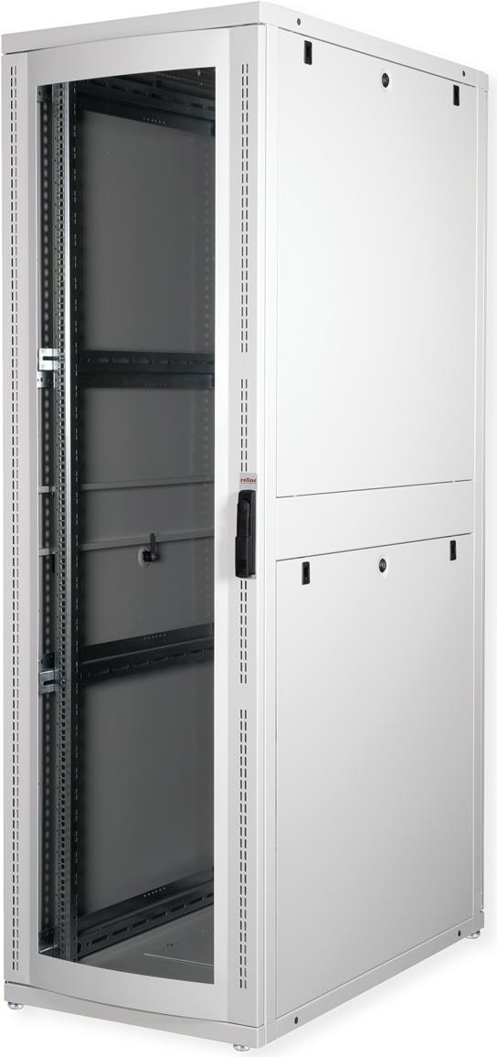 Купить ROLINE 19 Zoll Serverschrank Pro 42 HE 600x1000 BxT grau Plexiglas (26.21.0163) в магазине wardena.ru