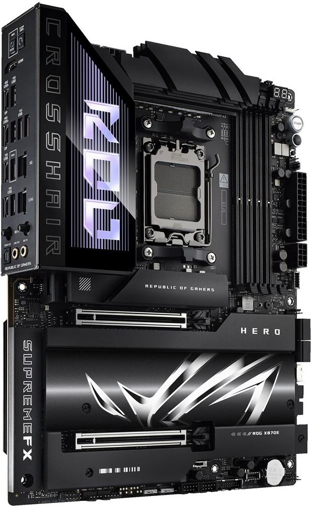 Купить ASUS ROG CROSSHAIR X870E HERO - X870/AM5/DDR5/ATX (90MB1IE0-M0EAY0) в магазине wardena.ru