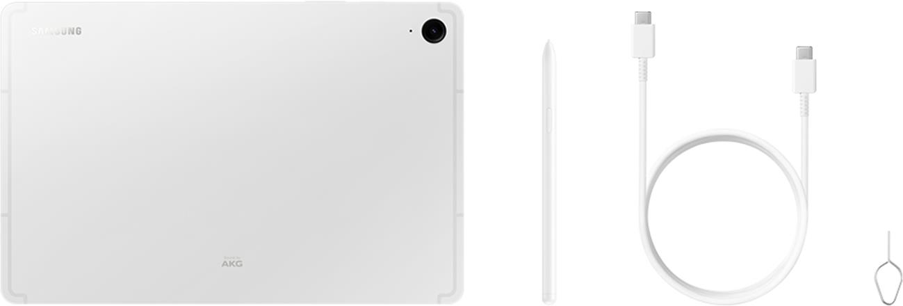 Купить Samsung Galaxy Tab S9 FE - Tablet - Android 13 - 256 GB - 27.7 cm (10.9") TFT (2304 x 1440) - microSD-Steckplatz - Silber (SM-X510NZSEEUB) в магазине wardena.ru