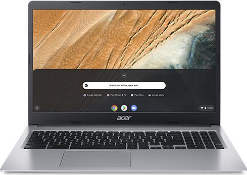 Купить Acer Chromebook 315 CB315-3HT-C4GR - Intel Celeron N4120 / 1.1 GHz - Chrome OS - UHD Graphics 600 - 4 GB RAM - 64 GB eMMC - 39.62 cm (15.6") IPS Touchscreen 1920 x 1080 (Full HD) - Wi-Fi 5 - Reines Silber - kbd: Deutsch (NX.HKCEG.004) в магазине wardena.ru