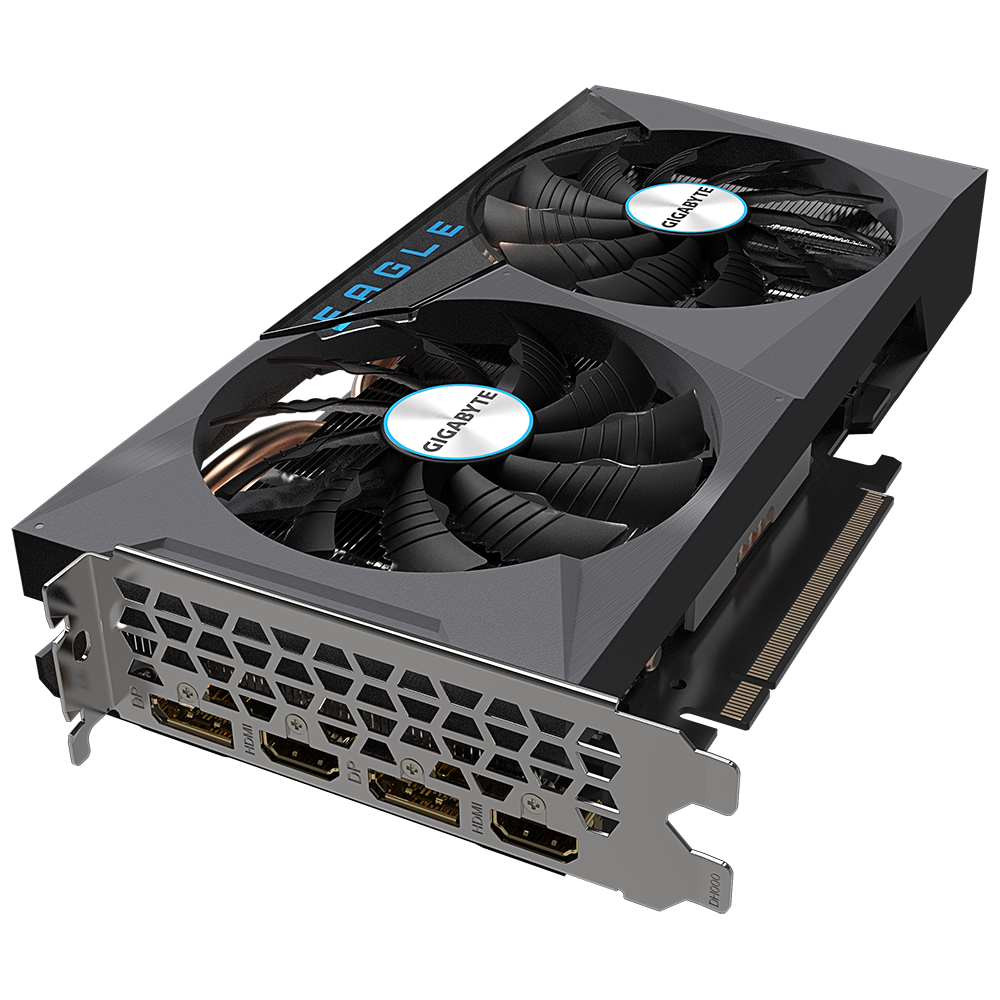 Купить Gigabyte GeForce RTX 3060 Ti EAGLE OC 8G (rev. 2.0) - Grafikkarten - GF RTX 3060 Ti - 8 GB GDDR6 - PCIe 4.0 x16 - 2 x HDMI, 2 x DisplayPort (GV-N306TEAGLE OC-8GD 2.0) в магазине wardena.ru