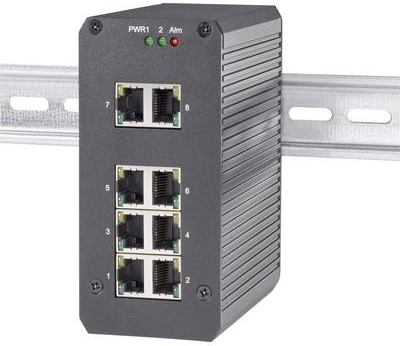 Купить Renkforce Industrieswitch unmanaged GSHS800 Anzahl Ethernet Ports 8 LAN-Übertragungsrate 1 Gbit/s (RF-3336016) в магазине wardena.ru