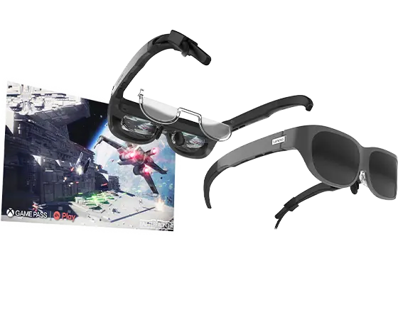 Купить Lenovo Legion - Intelligente Multimedia-Brille - Anzeige 1.2 cm - 96 g - Grau (GY21M72722) в магазине wardena.ru