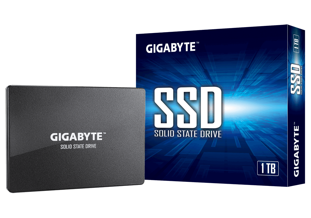 Купить Gigabyte - SSD - 1 TB - intern - 2.5" (6.4 cm) - SATA 6Gb/s (GP-GSTFS31100TNTD) в магазине wardena.ru