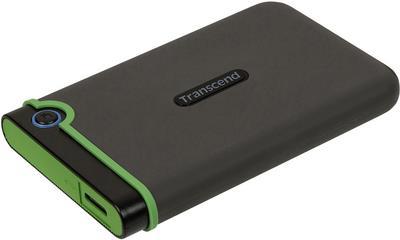 Купить Transcend StoreJet 25M3 - Festplatte - 2 TB - extern (tragbar) - 2.5" (6.4 cm) - USB 3.1 Gen 1 - 256-Bit-AES - Iron Gray (TS2TSJ25M3S) в магазине wardena.ru