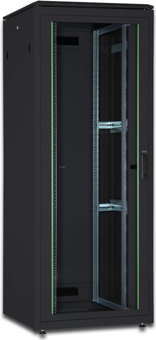 Купить Digitus Unique DN-19 42U-8/10-B-1 - Schrank - Schwarz, RAL 9005 - 42U - 48,3 cm (19") (DN-19 42U-8/10-B-1) в магазине wardena.ru