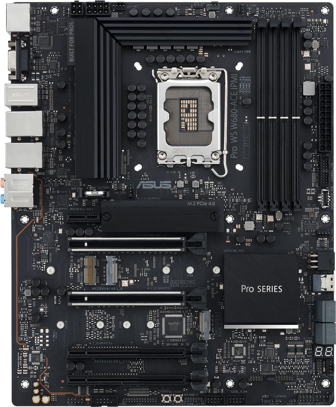 Купить ASUS PRO WS W680-ACE IPMI - Intel - LGA 1700 - Intel® Celeron® - Intel® Core™ i5 - Intel® Core™ i7 - Intel® Core™ i9 - Intel® Pentium® Gold - LGA 1700 - DDR5-SDRAM - 128 GB (90MB1DN0-M0EAY0) в магазине wardena.ru