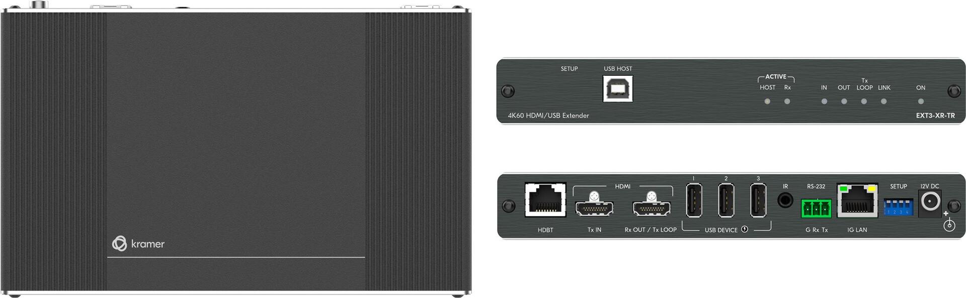 Купить Kramer Electronics EXT3-XR-TR AV-Sender & -Empfänger (50-80572290) в магазине wardena.ru