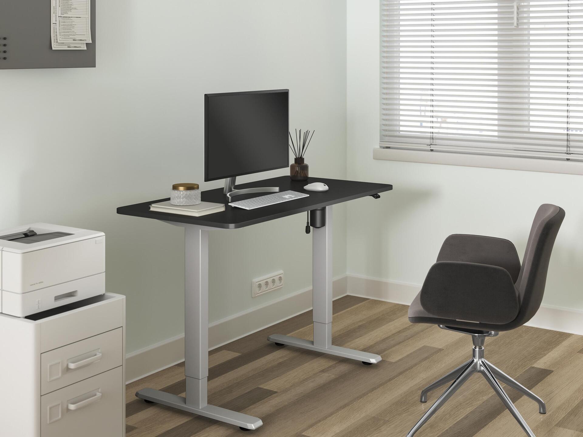 Купить Equip Elektrisches-Sitz- Steh-Tischgestell - mit Tischplatte - grau - Gerade - Rechteckige Form - Kunststoff - Edelstahl - Homeoffice - Büro - Matt (650811) в магазине wardena.ru