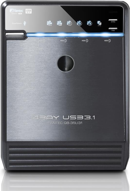 Купить FANTEC QB-35U31 - Festplatten-Array - 4 Schächte (SATA-600) - USB 3,1 Gen 2 (extern) (1971) в магазине wardena.ru