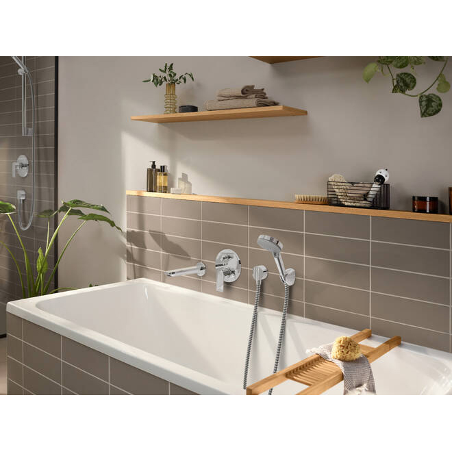 Купить Hansgrohe Rebris E Встраиваемый смеситель для ванны хром 72468000 в магазине wardena.ru