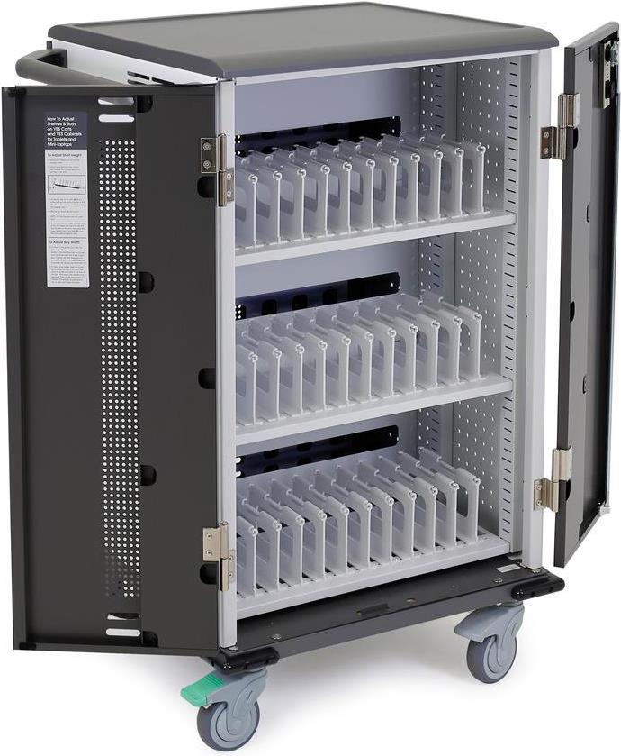 Купить Ergotron YES36 - Wagen (nur Laden) für 36 Tablets / Notebooks - Bildschirmgröße: bis zu 35,6 cm (bis zu 35,60cm (14")) (YESMOR36-2) в магазине wardena.ru