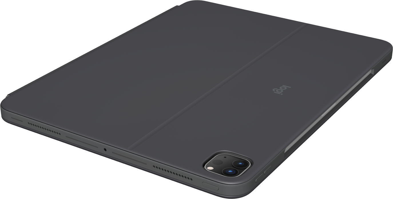 Купить Logitech Combo Touch - Tastatur und Foliohülle - mit Trackpad - hinterleuchtet - Apple Smart connector - QWERTY - Spanisch - Graphite - für Apple 13-inch iPad Pro (M4) (920-012667) в магазине wardena.ru