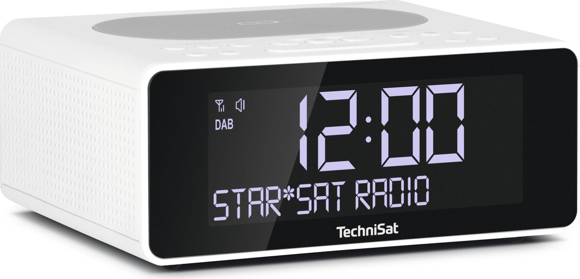 Купить TechniSat DigitRadio 52 - Radiouhr - weiß (0001/3914) в магазине wardena.ru