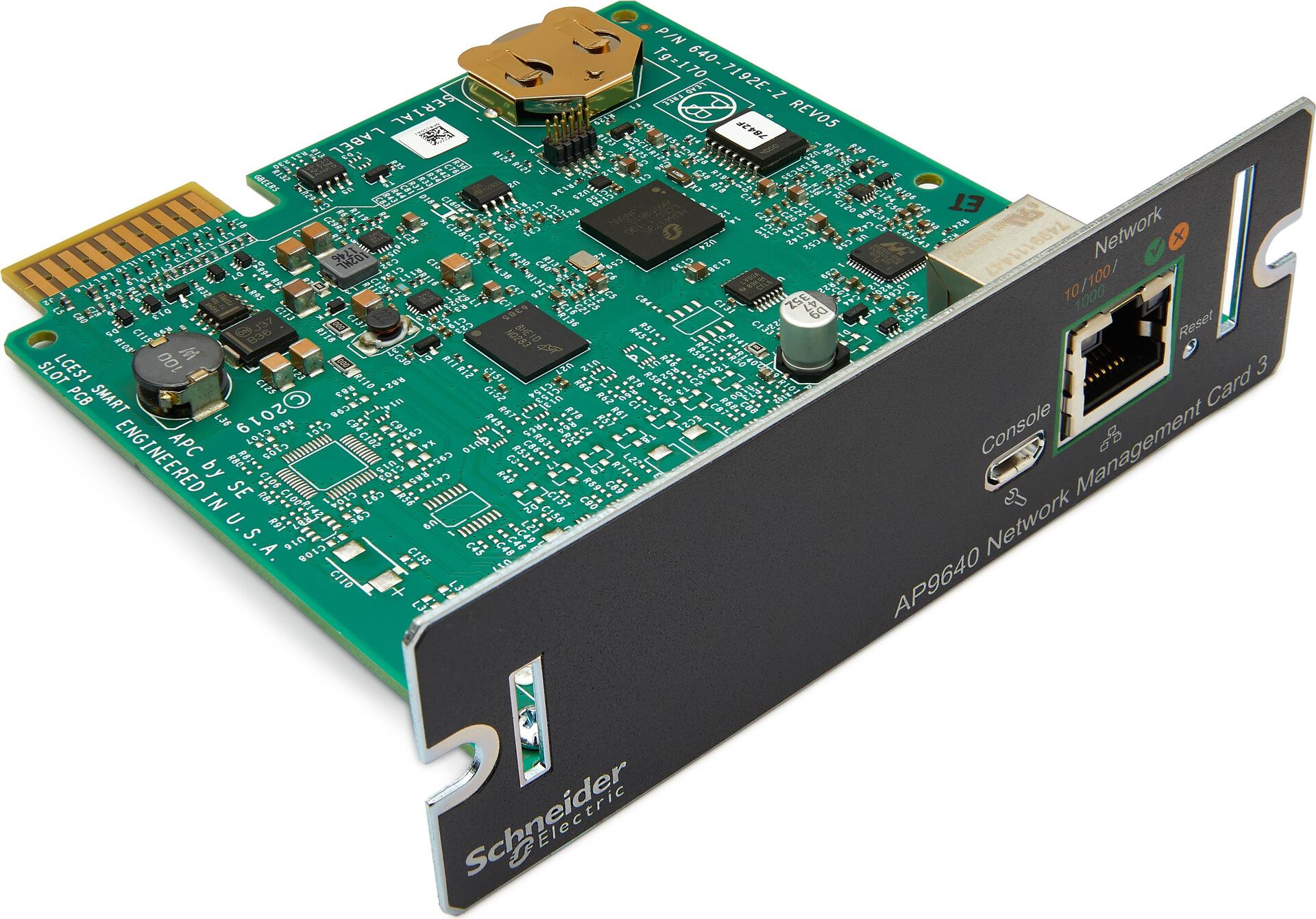 Купить APC Network Management Card 3 with PowerChute Network Shutdown - Fernverwaltungsadapter - GigE - 1000Base-T - für P/N: SMTL1000RM2UC, SMTL750RM2UC, SMX1500RMNCUS, SMX2KR2UNCX145, SRT10RMXLIX806 (AP9640) в магазине wardena.ru