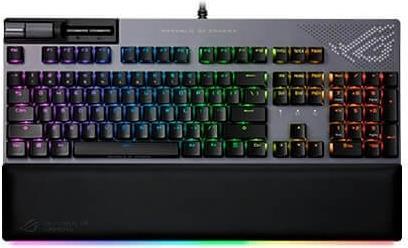 Купить ASUS ROG Strix Flare II Animate - Volle Größe (100%) - USB - Mecha-Membran-Schlüsselschalter - QWERTY - RGB-LED - Grau (90MP02E6-BKSA00) в магазине wardena.ru