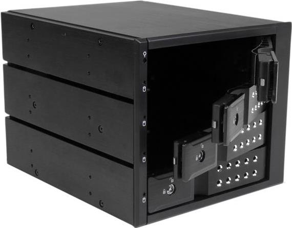 Купить StarTech.com 4 Bay Aluminum Trayless Hot Swap Mobile Rack Backplane for 8,90cm (3.5") SAS II/SATA III - 6 Gbps HDD - Mobiles Speicher-Rack mit Lüfter - 6,4 cm (2.5") - Schwarz (HSB4SATSASBA) в магазине wardena.ru