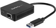 Купить StarTech.com USB 3.0 to Fiber Optic Converter - Open SFP - Netzwerkadapter - USB 3.0 - 1000Base-LX/1000Base-SX x 1 - Schwarz (US1GA30SFP) в магазине wardena.ru