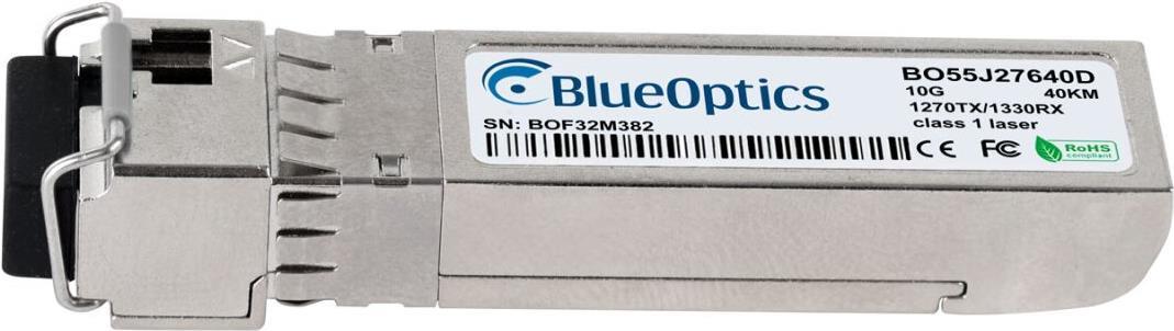 Купить Kompatibler Level One SFP-10G-BXU BlueOptics© BO55J27640D SFP+ Bidi Transceiver, LC-Simplex, 10GBASE-BX-U, Singlemode Fiber, TX1270nm/RX1330nm, 40KM, DDM, 0°C/+70°C (55113507-BO) в магазине wardena.ru