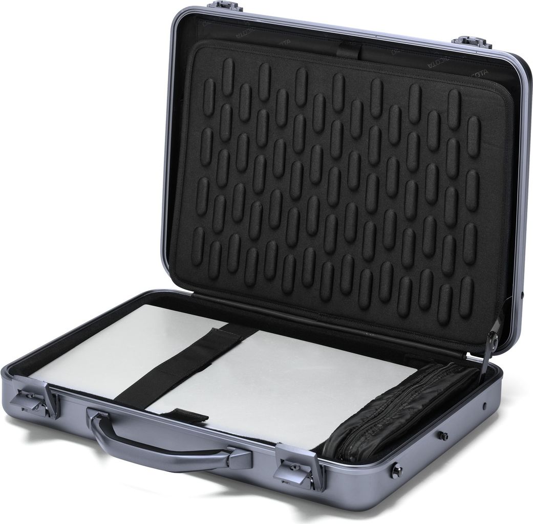 Купить DICOTA Alu Briefcase - Notebook-Tasche - 43,9 cm (17.3") - Grau (D30589) в магазине wardena.ru