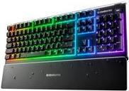 Купить SteelSeries Apex 3 - Tastatur - mit Multimedia-Rad - Hintergrundbeleuchtung - USB - Deutsch - Tastenschalter: Whisper Quiet Gaming Switch (64797) в магазине wardena.ru