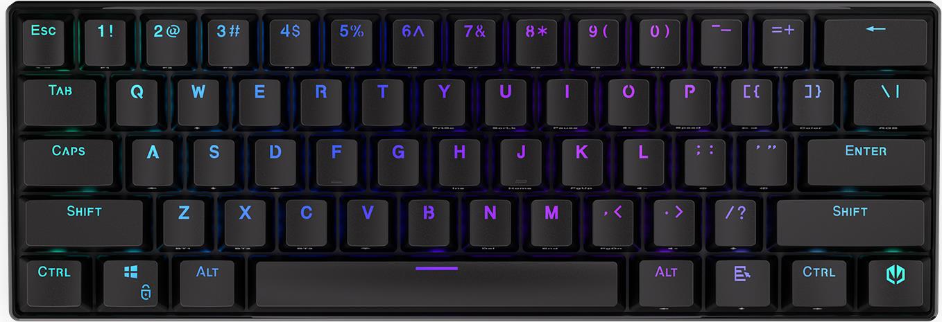 Купить ENDORFY Thock Compact Tastatur Gaming USB + RF Wireless + Bluetooth QWERTY Englisch Schwarz (EY5A067) в магазине wardena.ru