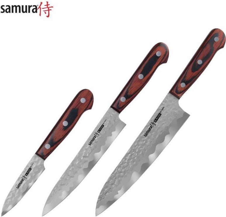 Купить Samura KAIJU Set 3-tlg. Messer Schneiden / Gebrauchsmesser / Köche aus AUS 8 japanischem Stahl 59 HRC (SKJ - 0220) в магазине wardena.ru