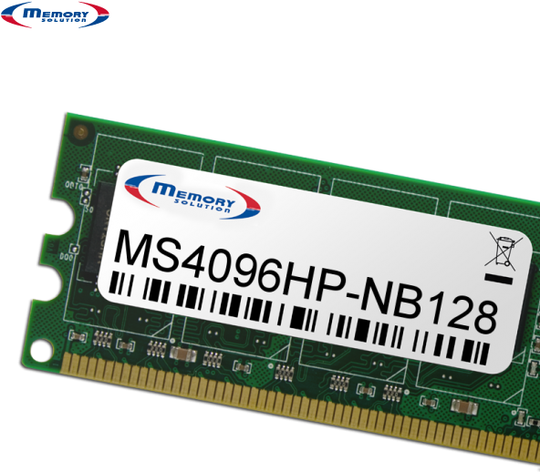 Купить Memorysolution - DDR2 - Modul - 4 GB - SO DIMM 200-PIN - ungepuffert - non-ECC - für HP Pavilion dv7-3007sg (MS4096HP-NB128) в магазине wardena.ru