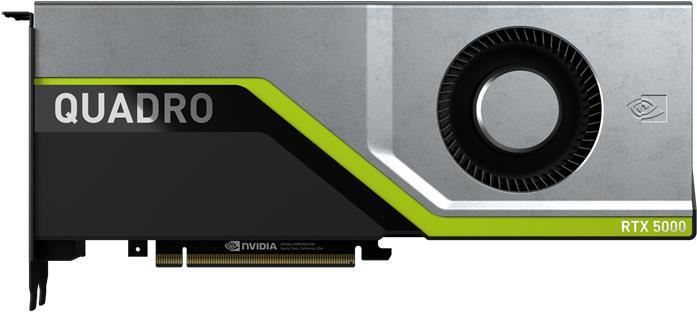 Купить PNY NVIDIA Quadro RTX 5000 - Grafikkarten - Quadro RTX 5000 - 16GB GDDR6 - PCIe 3.0 x16 - 4 x DisplayPort, USB-C (VCQRTX5000-SB) в магазине wardena.ru