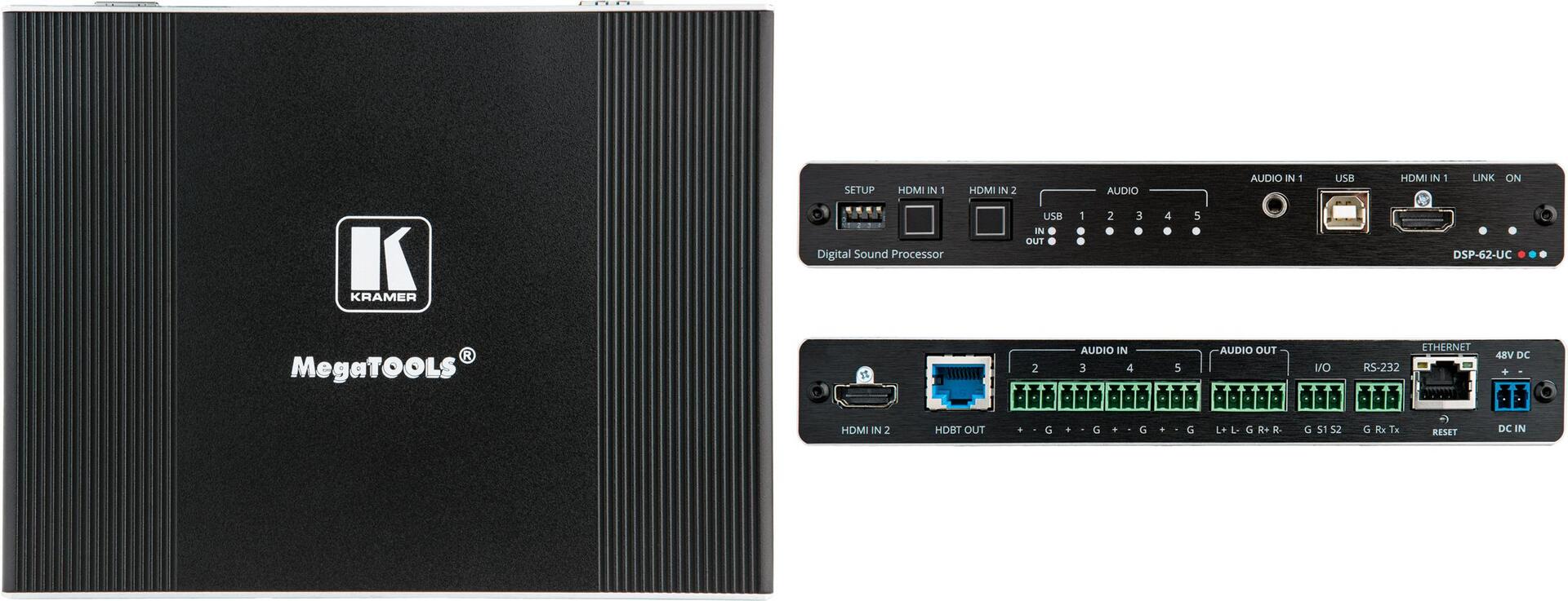 Купить Kramer Electronics DSP-62-UC - AV-Matrix-Umschalter - 10,2 Gbit/s - Schwarz - Aluminium - Tasten - Leistung (59-80566090) в магазине wardena.ru