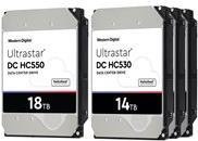 Купить WD Ultrastar DC HC550 WUH721816AL5204 - Festplatte - 16TB - intern - 3.5" (8,9 cm) - SAS 12Gb/s - 7200 U/min - Puffer: 512MB (0F38357) в магазине wardena.ru
