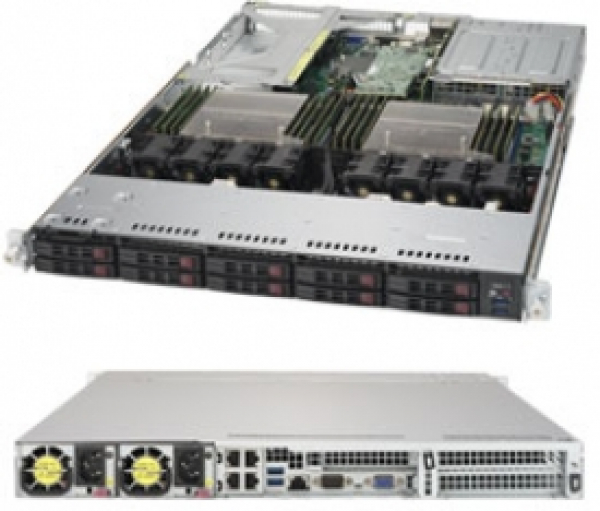 Купить Server Supermicro SYS-1028UX-LL2-B8 • CSE-119UTS-R751P-T • X10DRU-XLL • 1U IPMI в магазине wardena.ru