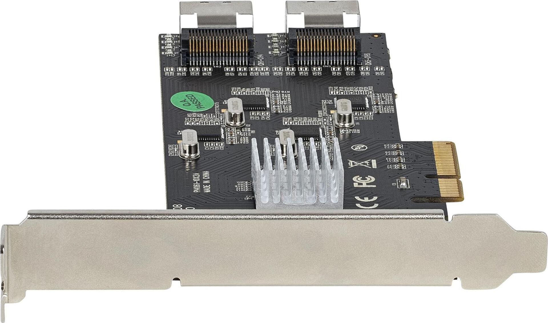 Купить StarTech.com SATA PCIe Controller 8 Port - 6 Gbit/s PCI Express SATA Adapter - SATA PCIe Schnittstellenkarte - PCI-e x4 Gen 2 zu SATA III - SATA HDD/SSD (8P6G-PCIE-SATA-CARD) в магазине wardena.ru