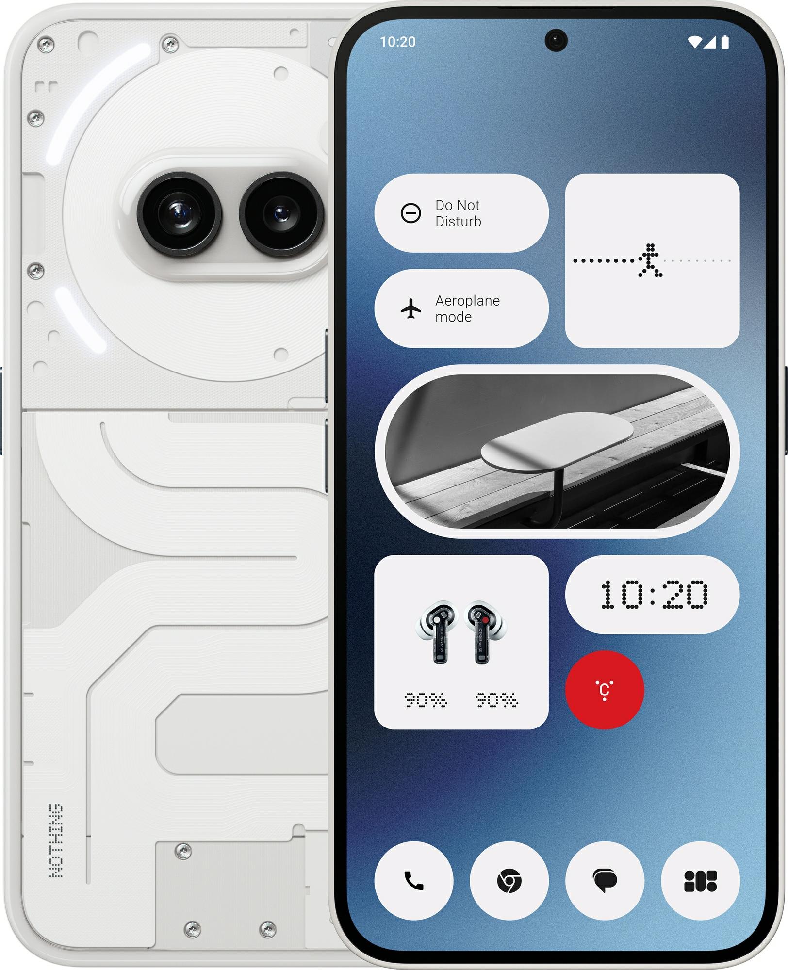 Купить Nothing Phone (2a) 17 cm (6.7") Dual-SIM Android 14 5G USB Typ-C 12 GB 256 GB 5000 mAh Weiß (A10400048) в магазине wardena.ru