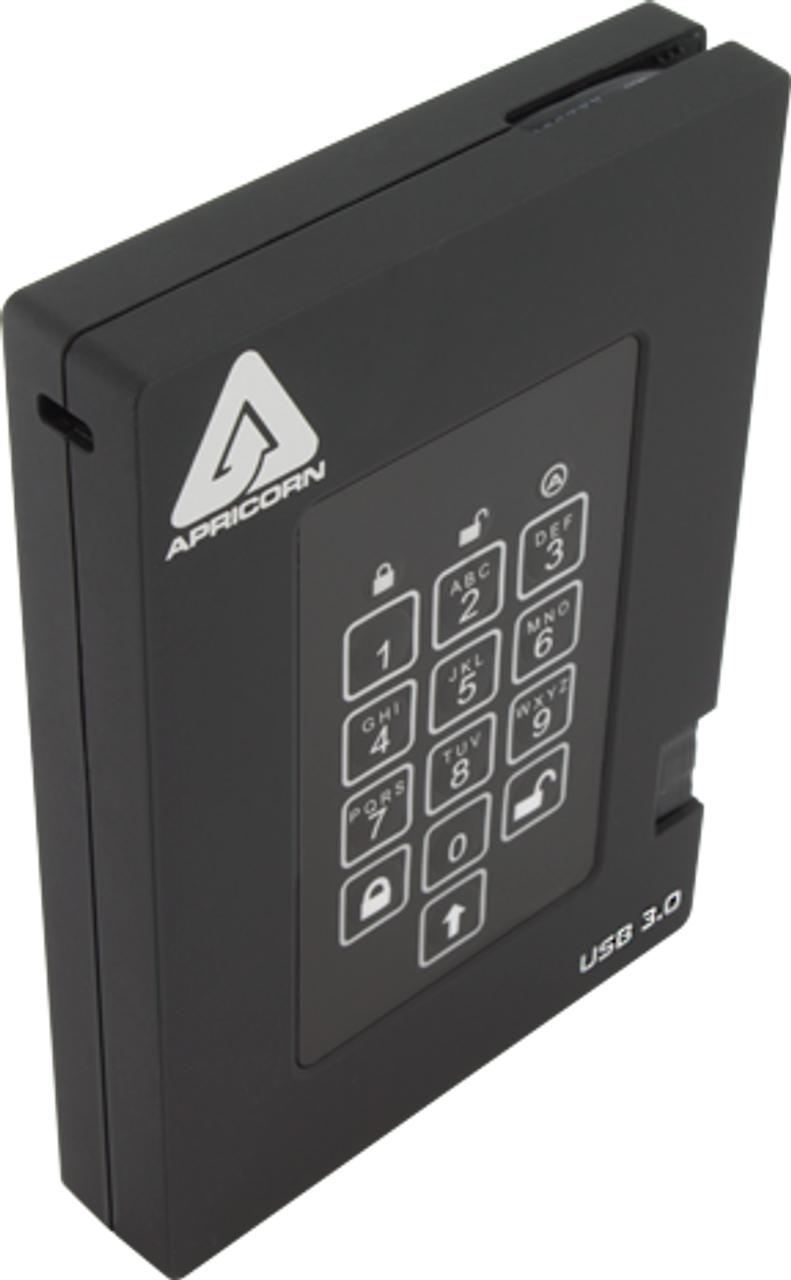 Купить Apricorn Aegis Padlock Fortress A25-3PL256-S2000F - SSD - 2 TB - extern (tragbar) - USB 3.0 - Puffer: 8 MB - FIPS 140-1 Level 2 в магазине wardena.ru