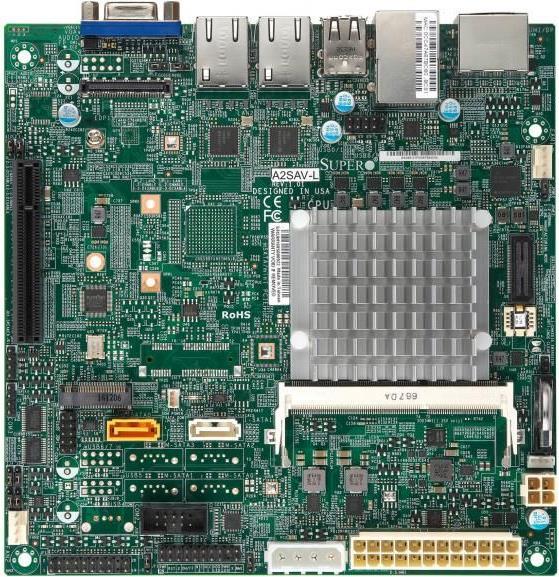 Купить SUPERMICRO Motherboard A2SAV-2C-L (bulk pack) (MBD-A2SAV-2C-L-B) в магазине wardena.ru