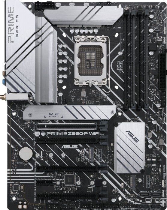 Купить ASUS PRIME Z690-P WIFI - Motherboard - ATX - LGA1700-Sockel - Z690 Chipsatz - USB-C Gen1, USB 3.2 Gen 1, USB 3.2 Gen 2, USB-C Gen 2x2 - 2.5 Gigabit LAN, Wi-Fi, Bluetooth - Onboard-Grafik (CPU erforderlich) - HD Audio (8- (90MB1A90-M0EAY0) в магазине wardena.ru