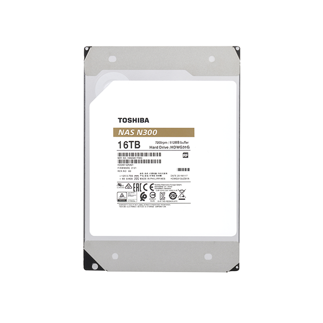 Купить Toshiba N300 NAS - Festplatte - 6 TB - intern - 3.5" (8.9 cm) - SATA 6Gb/s - 7200 U/min - Puffer: 256 MB (HDWG160EZSTA) в магазине wardena.ru