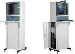 Купить DIGITUS Mobile Workstation DN-39007 - Wagen für Monitor / Tastatur - verriegelbar - Stahl - Grau, RAL 7035, RAL 7031 в магазине wardena.ru