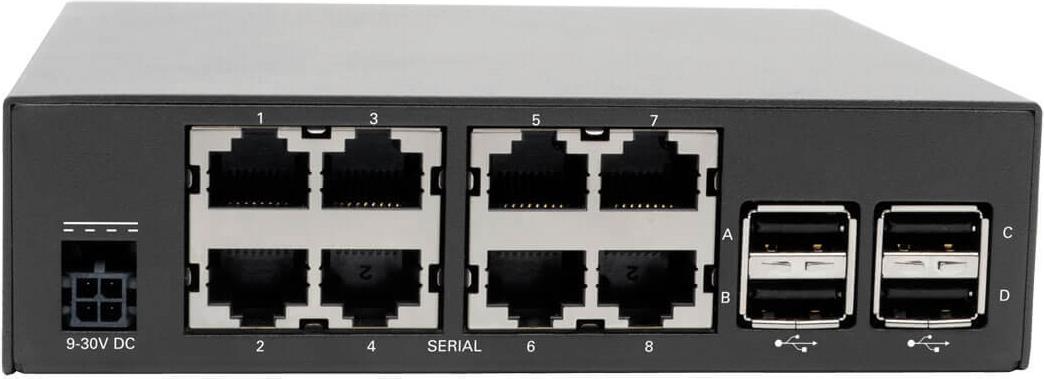 Купить Tripp Lite B093-008-2E4U-M Konsolenserver mit 8 Anschlüssen - integriertem Modem - Dual-GbE-NIC - 4 GB Flash und Dual-SFP (B093-008-2E4U-M) в магазине wardena.ru