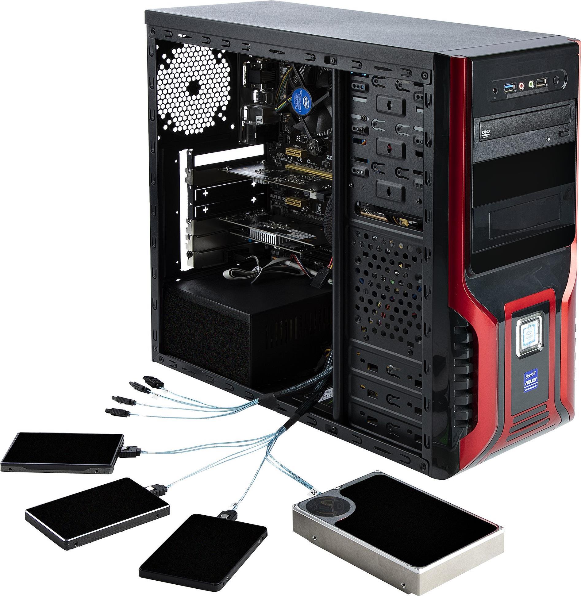 Купить StarTech.com SATA PCIe Controller 8 Port - 6 Gbit/s PCI Express SATA Adapter - SATA PCIe Schnittstellenkarte - PCI-e x4 Gen 2 zu SATA III - SATA HDD/SSD (8P6G-PCIE-SATA-CARD) в магазине wardena.ru