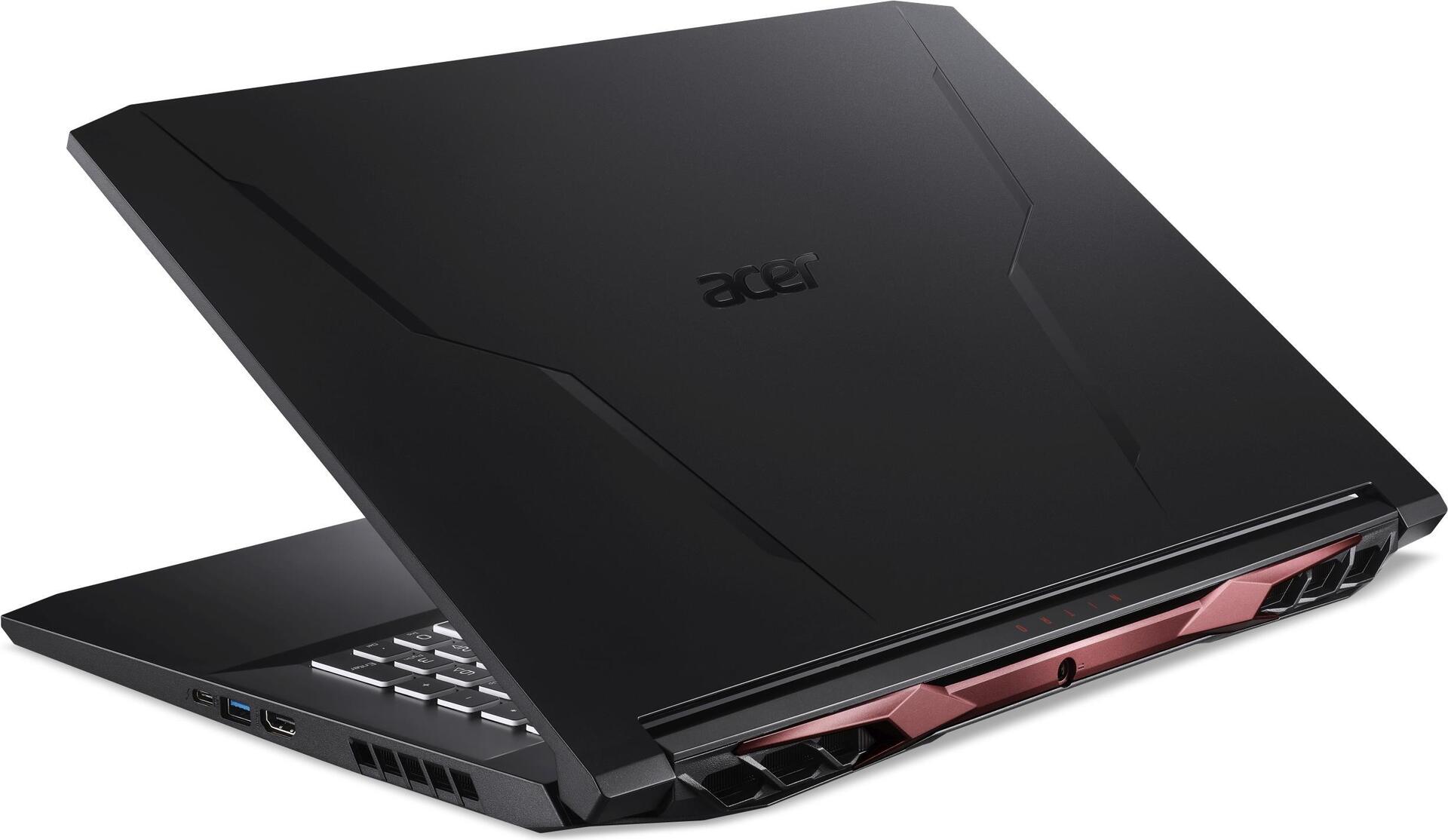 Купить Acer Nitro 5 AN517-54 - Core i5 11400H - Win 11 Home - GF RTX 3050 - 16 GB RAM - 256 GB SSD + 1 TB HDD - 43.9 cm (17.3") IPS 1920 x 1080 (Full HD) - Wi-Fi 6 - Schiefer schwarz - kbd: Deutsch (NH.QF8EV.008) в магазине wardena.ru