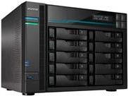 Купить ASUSTOR Lockerstor 10 Pro AS7110T - NAS-Server - 10 Schächte - SATA 6Gb/s - RAID 0, 1, 5, 6, 10, JBOD - RAM 8 GB - 2.5 Gigabit Ethernet / 10 Gigabit Ethernet - iSCSI Support в магазине wardena.ru